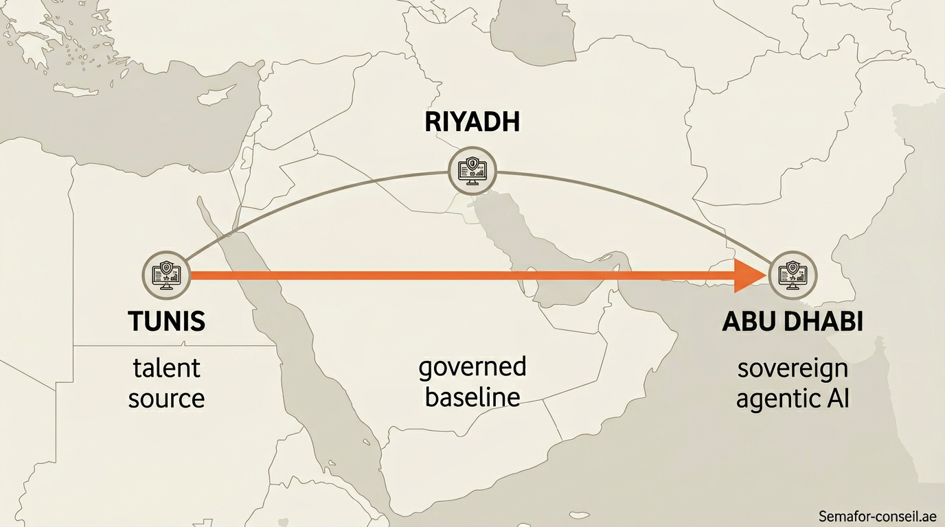 The autonomous SOC is not a forecast in the Gulf. It is a procurement line, already moving.